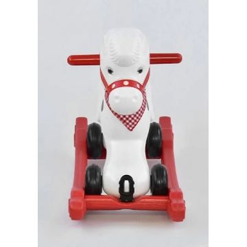 Balansoar calut Midi cu roti si melodii Red