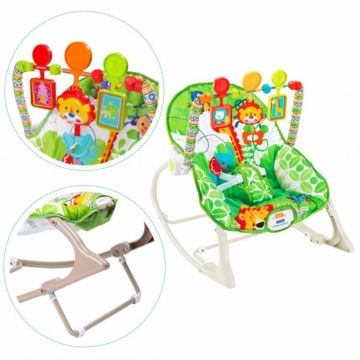 Balansoar cu vibratii 3 in 1 Ecotoys 8616 Jungla