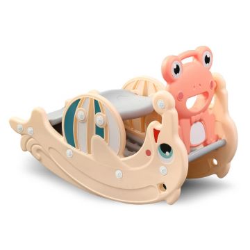 Balansoar pentru copii Nichiduta Frog Roz