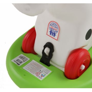Balansoar calut cu roti si melodii in cutie Pilsan