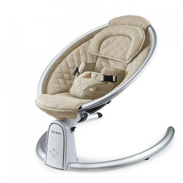 Hot mom - Leagan Electric Pentru Copii, Beige