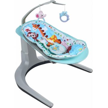 Balansoar electric 2 in 1, multifunctional, cu melodii si jucarii, Cradle Chair