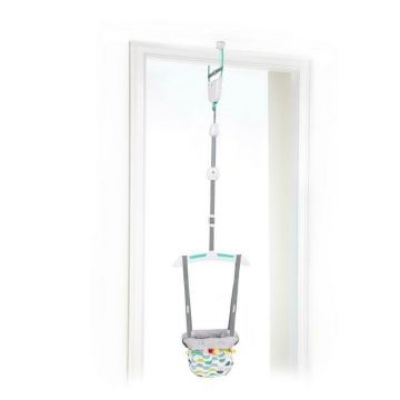 Jumper, Bright Starts, Utilizare usoara, Atasabil la tocul usii, Ajustabil, Pana la 12 kg, 6 luni+, Multicolor Jumper, Bright Starts, Utilizare usoara, Atasabil la tocul usii, Ajustabil, Pana la 12 kg, 6 luni+, Multicolor
