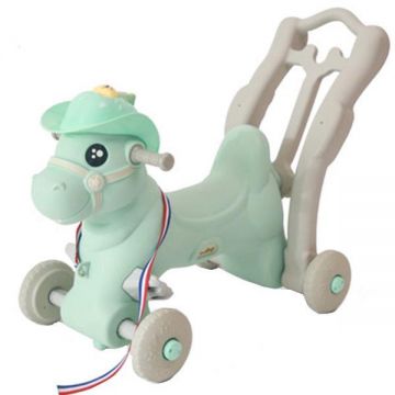 Calut Balansoar pentru baieti Micul Cowboy 2 in 1