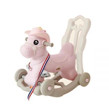Calut Balansoar pentru fetite Micul Cowboy 2 in 1 Calut Balansoar pentru fetite Micul Cowboy 2 in 1