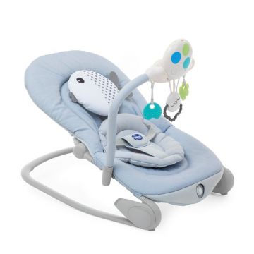Balansoar, Chicco, Balloon Dots, Cu vibratii, muzica si lumini, Reglabil in 4 pozitii, Greutate maxima 18 kg, 0 luni +, Multicolor
