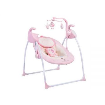 Leagan electric cu conectare la priza Sweet Star+ Pink