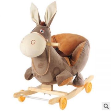 Balansoar 2 in 1 Magarus cu roti si muzica
