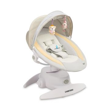 Balansoar, Caretero, Opti, Inclinare in 3 trepte, Cu 3 moduri de balansare, Rotire 360, Control de la distanta, Include plasa de tantari si telecomanda, 0 luni+, Beige Balansoar, Caretero, Opti, Inclinare in 3 trepte, Cu 3 moduri de balansare, Rotire 360, Control de la distanta, Include plasa de tantari si telecomanda, 0 luni+, Beige