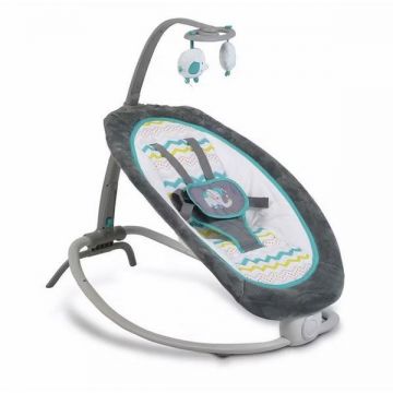 Balansoar cu vibratii pentru bebelusi Cangaroo Remy Turquoise