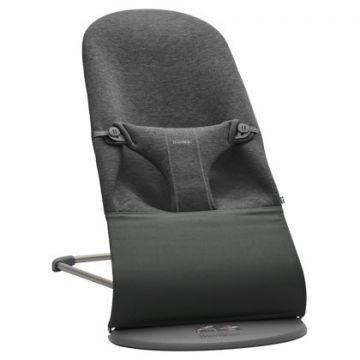 Babybjorn - Balansoar din Jersey pentru copii, Bliss, Charcoal Grey 3D