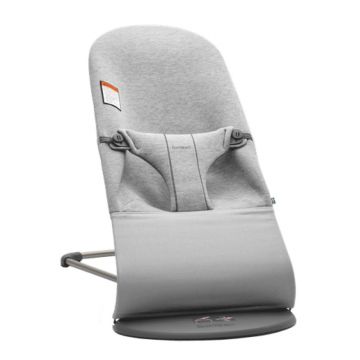 Babybjorn - Balansoar din Jersey pentru copii, Bliss, Light Grey 3D