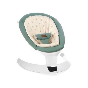 Balansoar electric, Jane, Moon, Cu 5 trepte de viteza, Timer, 12 melodii si 5 sunete ale naturii, Conform cu standardul european EN 12790:2023, Botanic
