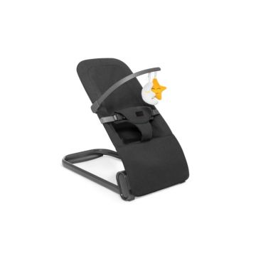 Balansoar pentru copii, Kidnort, ergonomic, cu centura de siguranta, Bara de protectie detasabila, pliabil si usor de transportat, Vinbar Black Balansoar pentru copii, Kidnort, ergonomic, cu centura de siguranta, Bara de protectie detasabila, pliabil si usor de transportat, Vinbar Black
