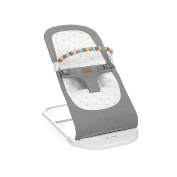 Balansoar, Jane, Baluu, Pliabil, Cu bara de jucarii si spatar reglabil in 3 pozitii, Conform cu standardul european de siguranta EN 12790:2023, Mist