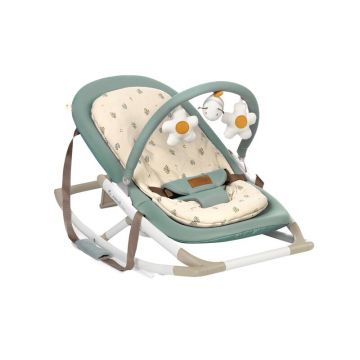 Balansoar, Jane, Fold, Pliabil, Bara de jucarii si spatar reglabil, Conform cu standardul european de siguranta EN 12790:2023, Botanic