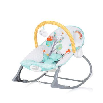 Balansoar pentru bebelusi cu vibratii si sunete Chipolino Melody 2025 Verde