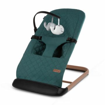 Balansoar pentru copii Kidwell green wooden pliabil