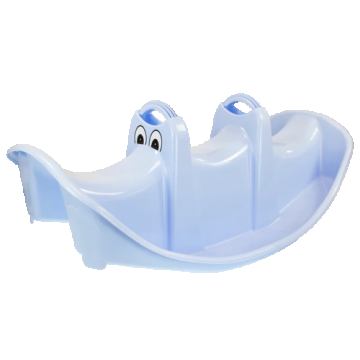 Balansoar pentru copii Mochtoys albastru cu doua locuri