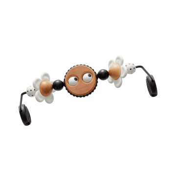 Bara de jucarii Googly eyes pentru balansoarele BabyBjorn, Black/White
