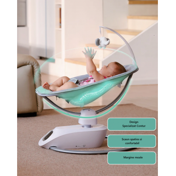 Leagan electric bebe Momcozy CocoSway 3D Motion Baby Swing