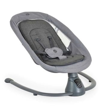 Leagan electric tip sezlong pentru bebelusi Cangaroo Zara Gri Inchis