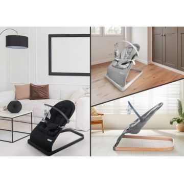 Sezlong pentru bebelusi Neno Chiaro black